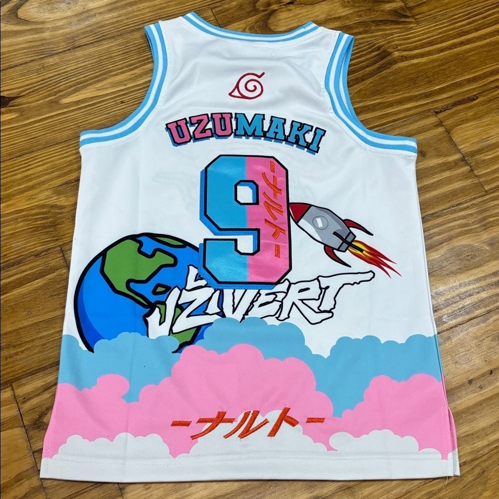 Headgear Classics Naruto x Lil Uzi Vert Basketball Jersey Size Small - Picture 3 of 3
